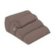thumbnail image 4 of Almohada de cuña para soporte de espalda, cojín ergonómico, antideslizante, con la parte inferior hacia abajo, almohada triangular para adultos, sofá, Marrón, 4 of 8
