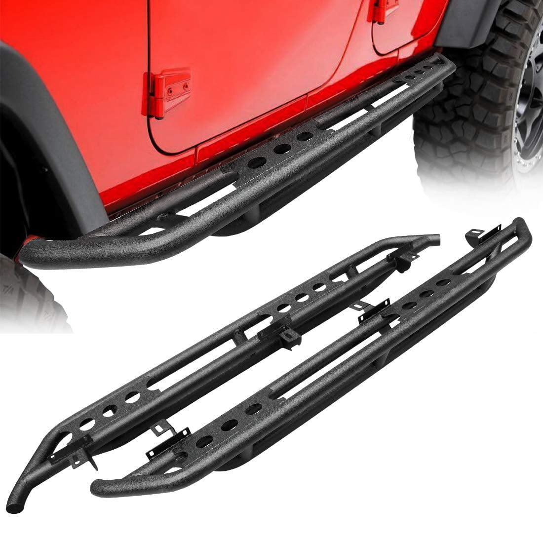 Armor Slider Nerf Bar Side Step Running Board for 20072017 Jeep JK