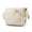 White, variant on Vintage Flap Polyester Messenger Crossbody Bag, Black