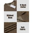 thumbnail image 4 of COOFANDY Mens Cable Knit V-Neck Sweater Vest Cotton Fit Casual Sleeveless Pullover Sweater Vests, 4 of 6