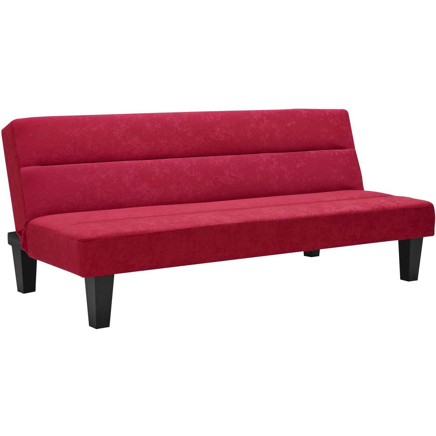 DHP Kebo Futon with Microfiber Cover, Red - image 2 of 13