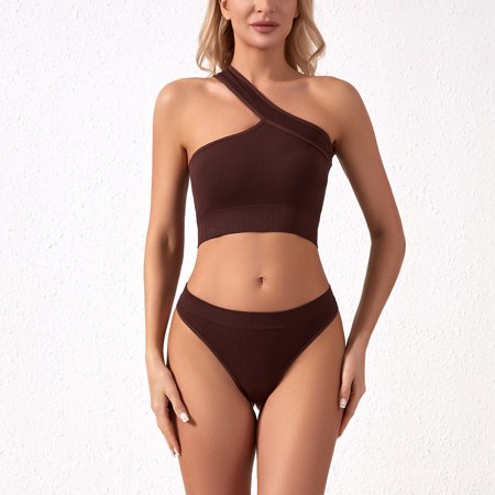 

Simplmasygenix Womens Plus Size Workout Sets Comfort Sport Bras and High Waist Yoga pants Breathable Underwear Briefs Suit