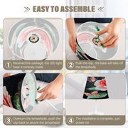 BZSMCE Table Lamp Creative Rose Elegance Pattern Simple Pattern Night Light