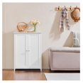 thumbnail image 4 of Tieyuny Modern Freestanding Storage Cabinet with Adjustable Shelves & Double Doors, 3-Tier Organizer for Living Room, White, 4 of 4