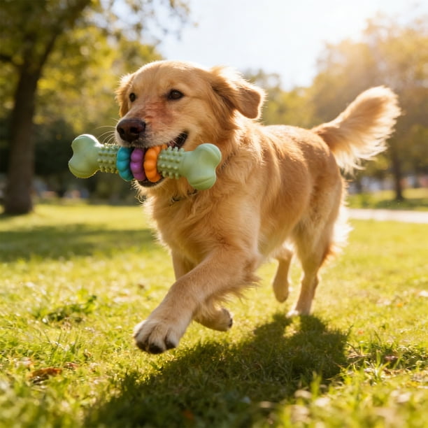 Juguetes para mascotas con forma de hueso, juguetes masticables y para la dentición de perros, palitos dentales y juguetes para la limpieza dental, adecuados para la dentición y el juego en perros peq