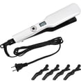thumbnail image 4 of Alisador de pelo, rizador de pelo, plancha plana, alisador de pelo y rizador, Herramienta de Peinado para mujeres y niñas con enchufe estadounidense, 4 of 7