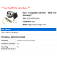 thumbnail image 2 of Horn - Compatible with 1974 - 1978 Ford Mustang II 1975 1976 1977, 2 of 2
