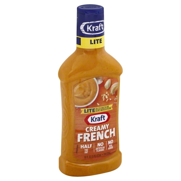 Kraft Lite Creamy French Dressing, 16 fl oz