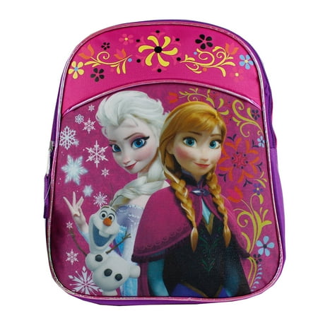 Disney Frozen Anna Elsa Olaf Girls 11" Small School Backpack Bag