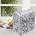 thumbnail image 3 of Nautical Stand Mixer Cover, Hand Drawn Boat Stars Flying Gulls Crescent Moon Shell Waves Girls Pattern, Kitchen Appliance Organizer Bag Cover with Pockets, 5 Quarts, Purple, by Ambesonne, 3 of 4