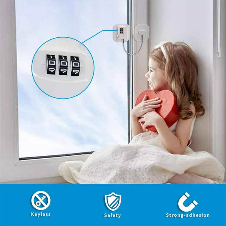 2 Pack Refrigerator Lock Fridge Locks For Kids, Keyless Digital  Refrigerator Lock Childproof For Cabinets Drawers