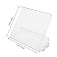 thumbnail image 3 of HONMEET Clear Acrylic Phone Stand Transparent Holder for Desk, Home, Office, Landline and Mobile Devices, 3 of 7