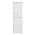 thumbnail image 5 of Tcbosik Modern Bathroom Cabinet, 67" Storage Cabinet with Adjustable Shelf, Tall Cabinet with Drawer and 2 Doors for Home Office, Living Room, White, 5 of 9