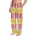 thumbnail image 6 of Salouo Popcorn Print Pajama Pants for Men, Lounge Pants Elastic Waistband Casual Men's sleepwear Loungewear Sleep Pajama Pant -, 6 of 7