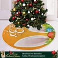 thumbnail image 6 of Coolnut Easter Tree Skirt Home Decoration Large Round Bunny Christmas Tree Skirt for Holiday Party Home Christmas Day Ornaments,35.4", 6 of 6