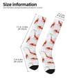 thumbnail image 5 of Bingfone Compression Socks For Women And Men Long Socks For Running Athletic Cycling Nurse-Koi Fish Corals,Spring Summer, 5 of 9