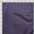 thumbnail image 3 of oneOone Cotton Silk Fabric Leaves & Floral Block Printed Craft Fabric BTY 42 Inch Wide, 3 of 4
