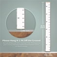 thumbnail image 4 of Kids Measuring Height Ruler Minimalist Solid Baby Wood Hanging Growth Chart Canvas Wall Decor for Kids Bedroom Nursery Decor  76.7''x7.9'', 4 of 5