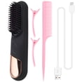 thumbnail image 4 of Plancha de Pelo Inalámbrica, Cepillo Alisador de Pelo de Calentamiento Rápido, Cepillo Eléctrico Multifuncional, Peine Caliente Inalámbrico., 4 of 5