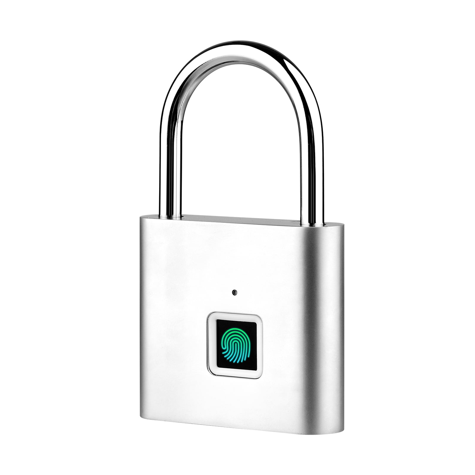 Fingerprint Keyless Door Lock Smart Biometric Padlock LED Anti-theft Waterproof 