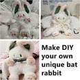 thumbnail image 6 of 2023 New Bat Rabbit Plush Toy,Cute Bat Bunny Plush Toy with Wings for Kids and Adults Gifts (White), 6 of 7