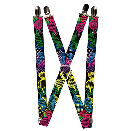 - 3D 3 Dimensional Glasses Sunglasses Polka Dots Suspenders