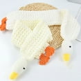 thumbnail image 2 of Aellinatey Kids Scarf with Cute Duck Designs Knitted Neck Warmer Scarves for Winter Wear, 2 of 15