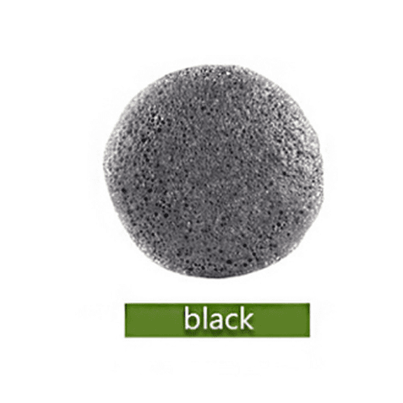 Natural round shapu konjac sponge facial cleansing sponge
