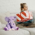 thumbnail image 3 of hirigin Elephant Stuffed Animal Soft Fluffy Stuffed Elephant Plush Toy Gift for Kids Toddler Girls Boys, 3 of 8