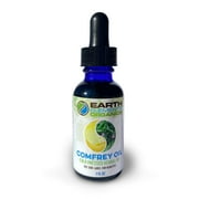 Organic Comfrey Oil  Raw, Infused, Pressed Herbal Oil - Organic Comfrey Leaf & Organic Sunflower Seed Oil (1 fl. oz)