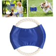 thumbnail image 3 of 2pcs Jouet de Chien de Formation Résistant aux Morsures de Frisbee de Coton Rouge, 3 of 5