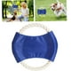 thumbnail image 3 of juguetes de entrenamiento para perros Frisbee de algodón azul resistente a mordeduras para mascotas, 3 of 5