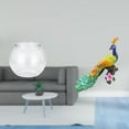 thumbnail image 2 of Acuario de escritorio,Pecera pequeña transparente,pecera,jarrón,mesa,Tanque de peces Contenedor de acuario transparente Hogar,Estatua del pavo real,Estatua de pavo real,adorno de escritorio, 2 of 8