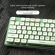 thumbnail image 1 of Teclado inalámbrico silencioso con sensación mecánica, para escritorio, portátil, juegos de deportes electrónicos, oficina, teclado con cable retroiluminado, 1 of 3