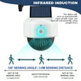 thumbnail image 4 of 1Pack Bionic Spotlight, Outdoor LED Solar Motion Sensor Security Lights, Simulation Fake Dummy Camera Solar Light for Garage Yard Driveway Pathway (Black), 4 of 8