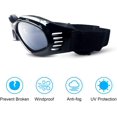 thumbnail image 2 of Lunettes pour Chien Lunettes de Soleil pour Chien Sangle Ajustable pour Lunettes anti-UV Protection Imperméable pour Chien (Noir), 2 of 7