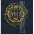 thumbnail image 2 of Jesus Short Sleeve T-Shirt Tees Tshirts Standing With God Christ Religious Christian Gift, 2 of 7