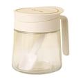 thumbnail image 1 of Empty Glass Seasoning Container, Glass Salt and Pepper Shaker Jars Bottles with Spoon, Large Capacity Spice Jars for Kitchen Cooking, 1 of 6