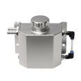 thumbnail image 2 of Silver Aluminum Radiator Coolant Overflow Bottle Recovery Water Tank Reservoir, 2 of 4