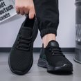 thumbnail image 7 of Men's Running Shoes Lace‑Up Knit Upper Athletic Sneakers with Curved Midsole for Daily Walking and Casual Outdoor Everyday Activities, 7 of 7