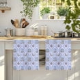 thumbnail image 4 of Spring Floral Kitchen Towels Set of 3, Retro Flowers Leaves Botanical Light Blue Absorbent Dish Towels for Kitchen, Microfiber Hand Towel, Quick Drying Tea Towel for Cleaning Decorative Dishcloths, 4 of 7