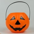 Clearance Halloween Portable Bucket Candy Bucket Gift Pumpkincan Dress Up Decoration Ornament