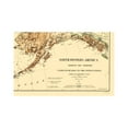 thumbnail image 2 of Historic State Map - Alaska - USSC 1867 - Vintage Wall Art, 2 of 4