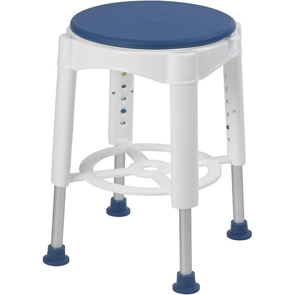 Drive Medical Bathroom Safety Swivel Seat Shower Stool, Blue( Pack of 2 )