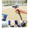 thumbnail image 4 of Douche à Pression en PVC de 11 L avec Pompe à Pied, Légère, Douche Gonflable d'Extérieur, Sac d'Eau de Douche à Pression pour l'Extérieur, Plage, Camping, Randonnée, Bain, 4 of 8