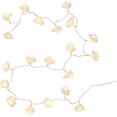 thumbnail image 1 of Light Garland 20 White Flowers with Warm White LED Battery Operated, 1 of 5