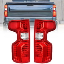 Nilight Taillight Assembly Compatible with 2019 2020 2021 2022 2023 2024 Chevy Silverado 1500 2020-2024 2500HD 3500HD Rear Lamp Replacement OE Style Driver and Passenger Side