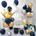 thumbnail image 3 of Globo azul marino YANSION Decoración de cumpleaños para hombres y niños, 3 of 6