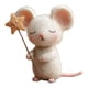 thumbnail image 1 of Ratones hechos a mano con adornos de muñecos de ratón estrella, miniatura navideña creativa para interiores Estilo E, 1 of 7