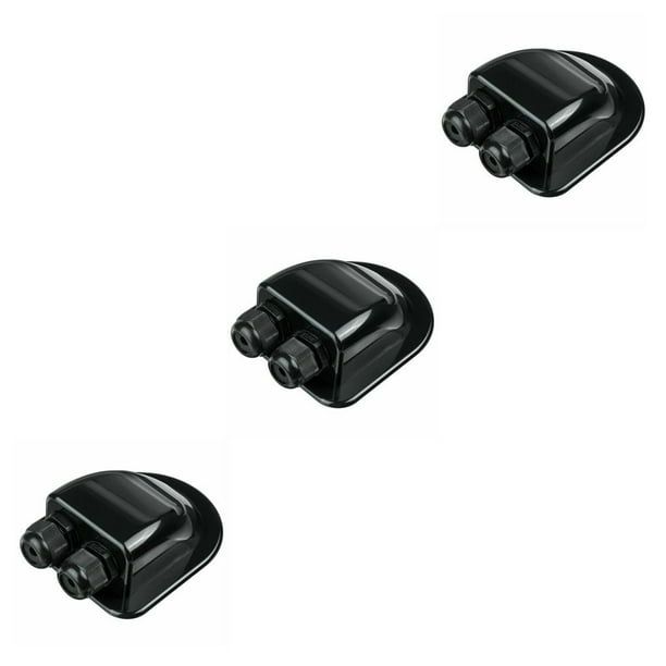 Kenally Panel solar para techo, entrada de cable doble, conector de caja de glándulas, cubierta de yate RV, caravanas, autocaravana, redondo, Type1 NO1